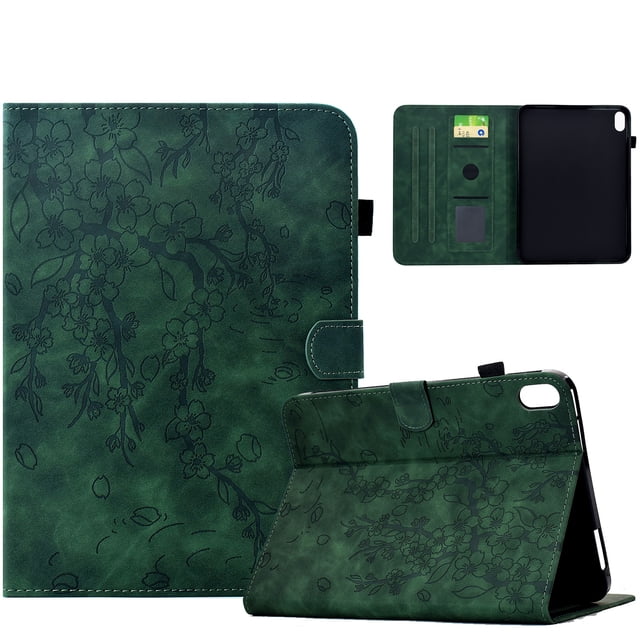 FOXDOCK Tablet Case for Xiaomi Redmi Pad 2 2025 with Card Slots, Auto Sleep/Wake, Stand Function, Full Protection Floral Folio Cover