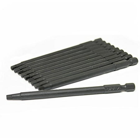 

UFFY - 4 Inch Robertson Square SQ # 2 Power Impact Bit 10 pack 1/4 Hex