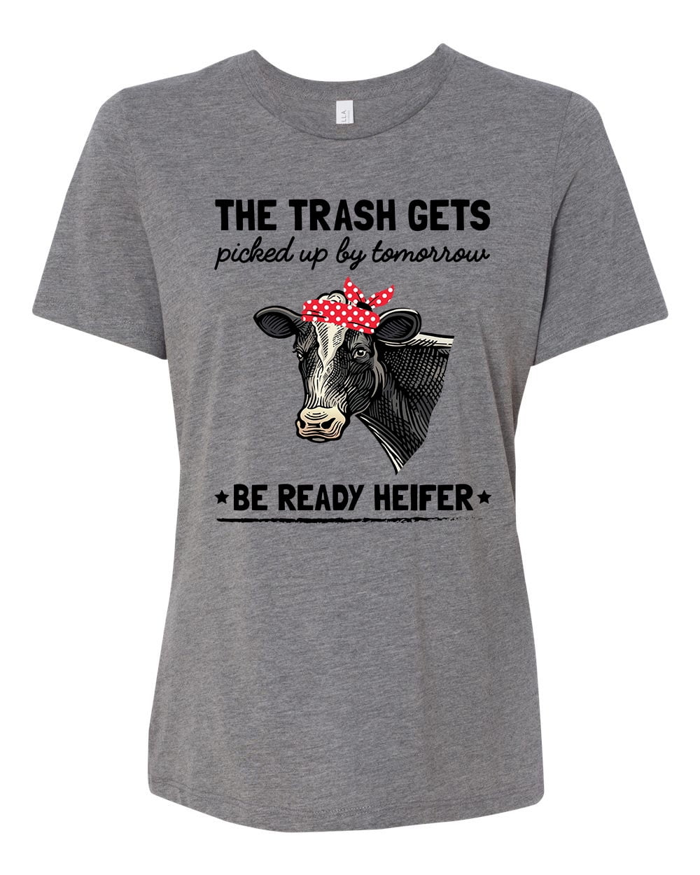Cow Bandana Trash Heifer Ladies Fit 
