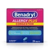 6 Pack Benadryl Allergy Plus Congestion Ultra Tablets, 24 Count each
