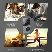 MUSICOZY 80GB MP3 Player with Bluetooth 5.3,Lossless DSD FLAC HD HiFi Portable Digital Music Player with FM Radio Recording,2.4in HD Screen Music Mp3 Player,10H Music Playback,128GB Support