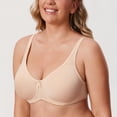 thumbnail image 3 of Sostén DELMIRA Talla Grande Sin Costuras Cobertura Total 36E Beige, 3 of 7