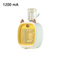 thumbnail image 4 of Wosthever Ventilador de rociado Refrigeración Recargable Viento fuerte Acondicionamiento de agua Ventiladores de escritorio Forma única Electrodomésticos amarillo 1, 4 of 6