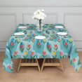 thumbnail image 3 of Pioneer Flower Floral Print Pattern Square Tablecloth, Waterproof Wipeable Spillproof Washable Table Cover for Home Kitchen Party Decor, 52"x52", 3 of 6