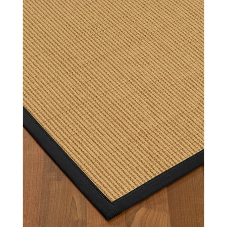 NaturalAreaRugs Cashmira Wool/Sisal Area Rug (4' x 6') Midnight Blue Border