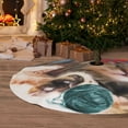 thumbnail image 6 of Picia Playful Cat Print Christmas Tree Skirt , Christmas Tree Skirt Ornaments for Merry Christmas Holiday Party Decorations Indoor Outdoor-36", 6 of 7