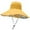 Yellow, variant on YAYUBA Super Wide Brim Sun Hat for Women Packable Reversible Double Side Wear Hats Summer Beach Bucket Cap,Beige