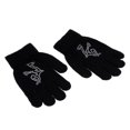 thumbnail image 2 of Antideslizante Kids Skating s Stretch Five Finger Gel acolchado regalo, como se describe S negro Zulema Guantes de punto para niños, 2 of 8