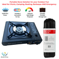 thumbnail image 5 of Biford Portable 1-Burner Butane Gas Camping Stove with Carrying Case – Pot Stand & Spill Tray with Lock Switch, 5 of 10