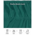 thumbnail image 7 of Aventurine Bed Skirt California King Size 18" Drop Emerald Green Solid Color Ruffled Wrap Around Bed Skirts Adjustable Elastic Bedskirt Dust Ruffle for California King Size Bed, 7 of 7