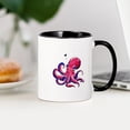 thumbnail image 3 of CafePress - Squid Love Mug - 11 oz Ceramic Mug - Novelty Coffee Tea Cup, 3 of 4