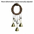 thumbnail image 6 of Hvmvliv Halloween Witch Door Bell 11in Blessing Bells Evil Wind Chimes Witch Door Charmes Witchcraft Decor Suitable for Indoor Outdoor Halloween Decoration Multicolor, 6 of 6