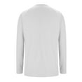 thumbnail image 3 of Prolriy Womens Shirts, Womens Long Sleeve Shirts Casual Fall Fashion Crewneck Tops Loose Fit Lightweight Womens Tops White XXL, 3 of 5