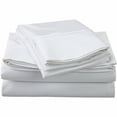 thumbnail image 1 of Egyptian Cotton 1200 Thread Count Solid Sheet Set  Full-White, 1 of 4