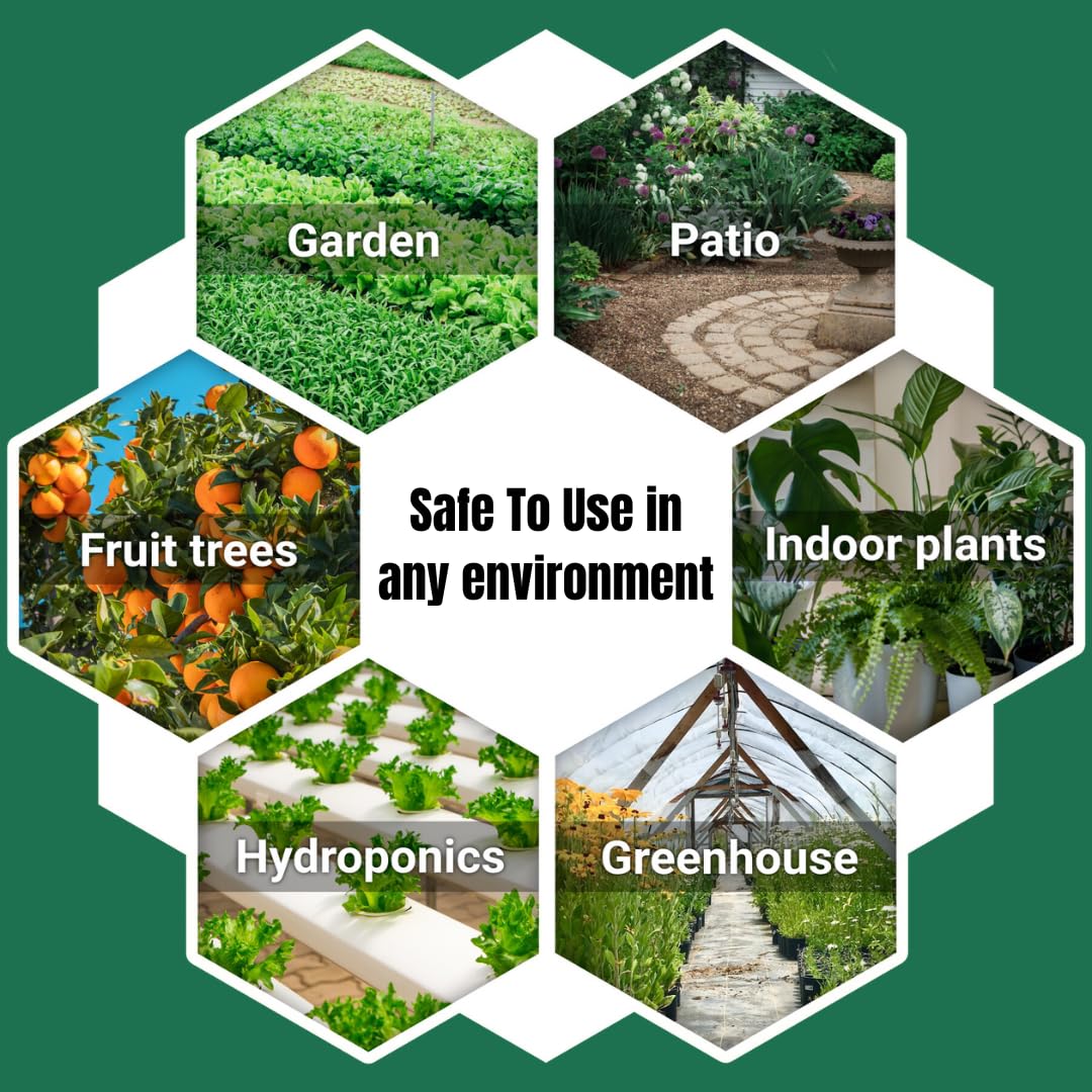 BugZooka 8oz Concentrate: Makes 2 Gallons of pest Control with All Natural Ingredients. Prevents Ants, Spiders, miticides, Pesticides, and Fungicide. Also,can be Applied to All Stages of Crops, USDA