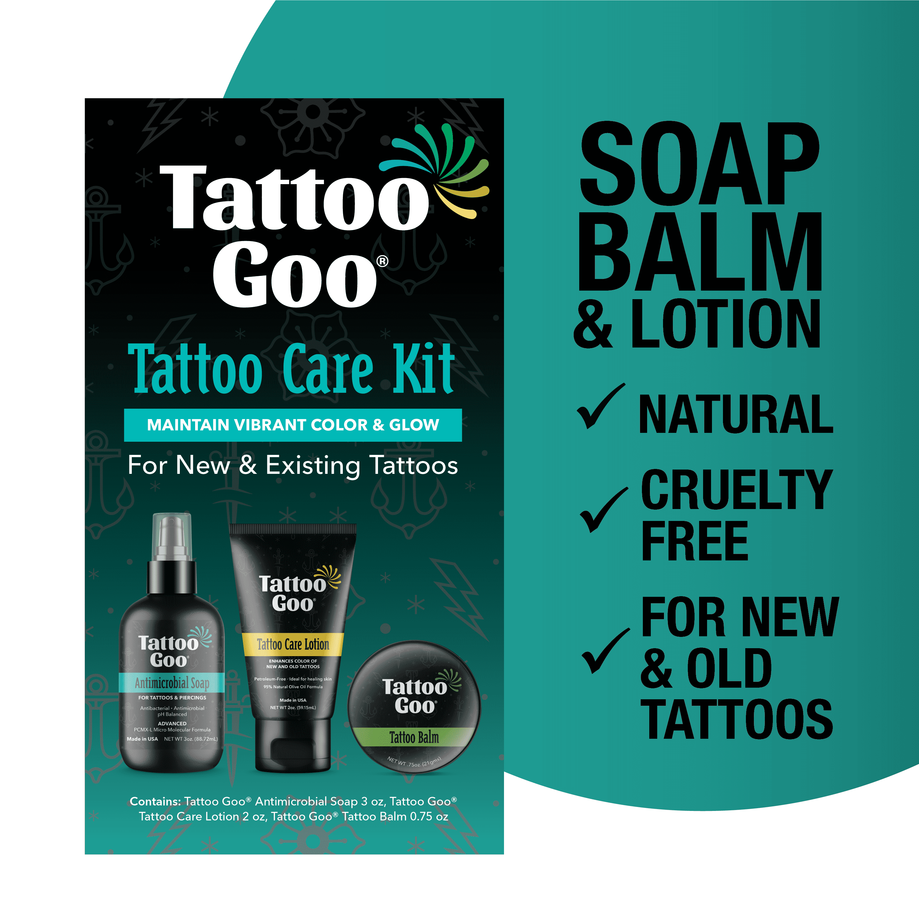 Tattoo Goo Tattoo Care Kit Tattoo Goo Tattoo Care Kit