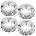 thumbnail image 1 of ADDHAT 4Ud Clips De De Metal Con Circonitas Plateadas Para Decorar Y Sujetar Flequillo, 1 of 6