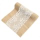 thumbnail image 1 of BEMS-1 pieza de adorno de encaje de bandera de mesa de arpillera Natural hecho a mano Navidad, 1 of 5