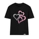 thumbnail image 4 of Xuyuer Women Blessed Beyond Measure Funny Cute T Shirts for Women Cute Sleeved Tops, Summer T-Shirt for Leisure Outdoor Casual Wear Simple Heart Graphic Shirts Vacation Thankful Tee, 4 of 4