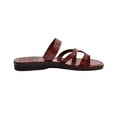 thumbnail image 6 of Holy Land Market Men/Women Biblical Jesus Leather Sandals/Slides From Jerusalem (Shepherd's Field) (10-10.5 Women/7.5-8 Men), 6 of 7