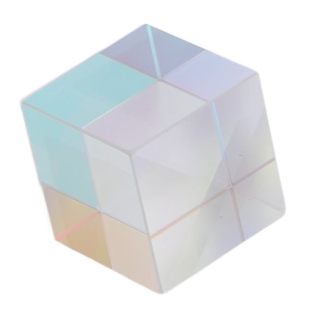Cubo de prisma, Cubo de prisma de vidrio óptico Cubo de prisma de dispersión RGB Cubo de prisma de vidrio óptico Construcción robusta