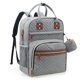 thumbnail image 1 of Mochila para pañales Tuwubi Baby Essentials impermeable gris, 1 of 6