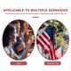 thumbnail image 3 of Cowboy Hat American Flag Summer Hat Western Cowboy Hat Holiday Party Hat, 3 of 4