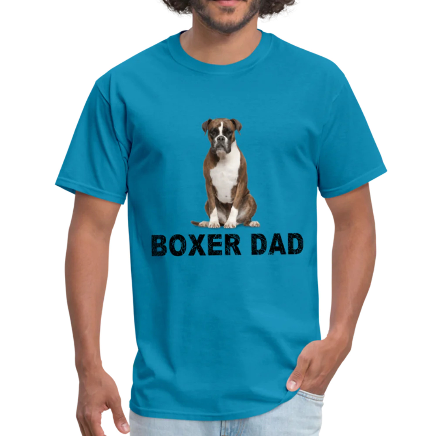 Boxer Dad Shirt, Dog Dad TShirt, Gift For Dog Lover, Dog Tshirt, Gift for Boxer Dad, Dog Papa Tee, Dog Dad Gift, Boxer Lover Shirt - image 4 of 11