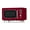 Red, variant on Nostalgia Mid-Century Retro Countertop Microwave Oven - Large 900-Watt - 0.9 cu ft - 8 Pre-Programmed Cooking Settings - Digital Clock - Kitchen Appliances - Red