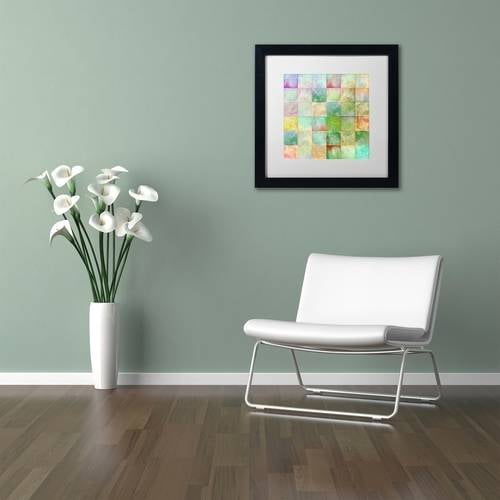 Trademark Fine Art "Paintbox" Canvas Art by Color Bakery White Matte, Black Frame