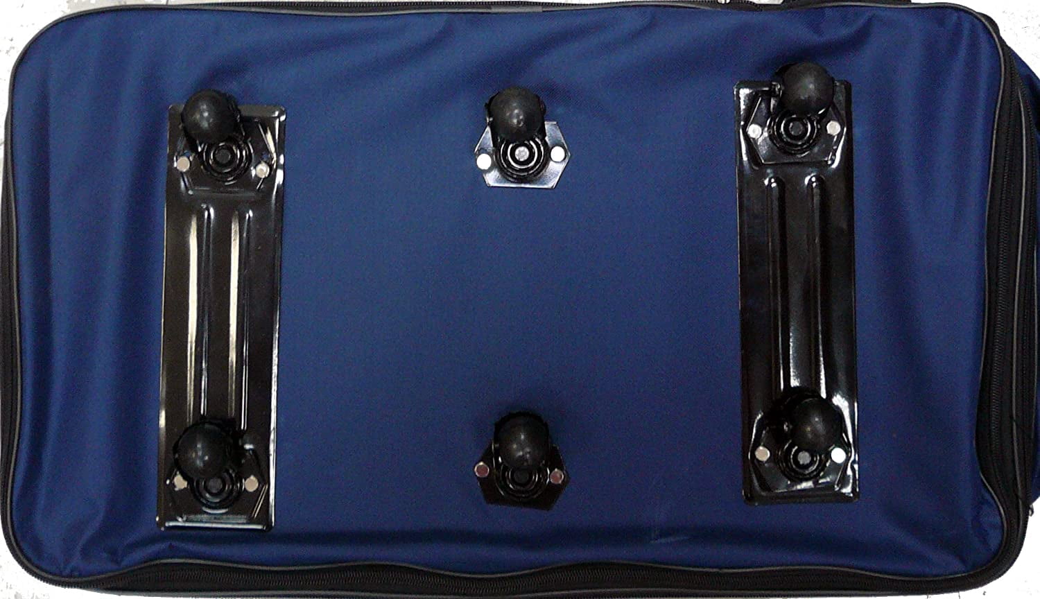 40" Rolling Wheeled Duffle/duffel Bag/spinner Suitcase Luggage Expandable (Navy)