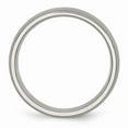thumbnail image 2 of White Stainless Steel Ring Band Wedding Standard Domed, 2 of 6