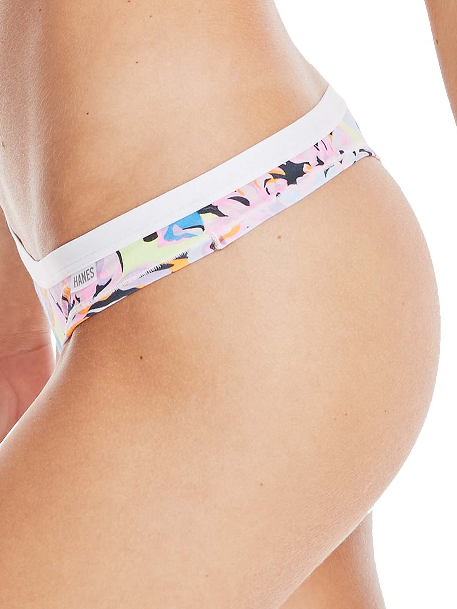 Hanes Classics Womens Cotton Modal Thong , 3 Pack