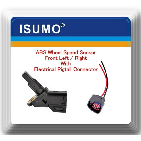 1 ABS Wheel Speed Sensor W/ Pigtail Connector Front L / R Fits:Mazda 3 Mazda 5