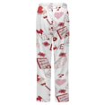 thumbnail image 6 of Valentine'S Day Heart Winter Female Pants Flannel High Waist Women Pants Lady Warm Straight Leg Plush Trousers, 6 of 7