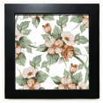 thumbnail image 1 of Elegant Rattan Flowers Decorative Black Square Frame Picture Wall Tabletop, 1 of 3