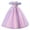 Rainbow Pink, variant on Girls Formal Dress Kids Party Wedding Party Birthday Princess Dresses Ball Gown Daughter Dance Dresses Sparkly Round Neck Lace Tiered Tulle Flower Girl Dress 3T Rainbow Pink