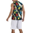 thumbnail image 2 of Naloa Parrot Basketball Jersey Reversible Men's Mesh Athletic Sports Shirts Training Practice S-4XLSmall, 2 of 6