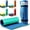 Blue/Green, variant on SOWKT® Floating Water Mat Made in USA (9x6, 12x6, 18x6 ft) for Lake Pool