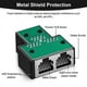 thumbnail image 2 of Cable divisor Ethernet RJ45, adaptador de red LAN RJ45 1 a 2, cable divisor Ethernet macho a hembra, apto para conectores de LAN Ethernet Cat5, Cat5e, Cat6 y Cat7., 2 of 8
