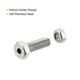 thumbnail image 4 of Unique Bargains M5x16mm Hexagon Fasteners Hollow Screw Bolts with Nuts 5 Pack, 4 of 5