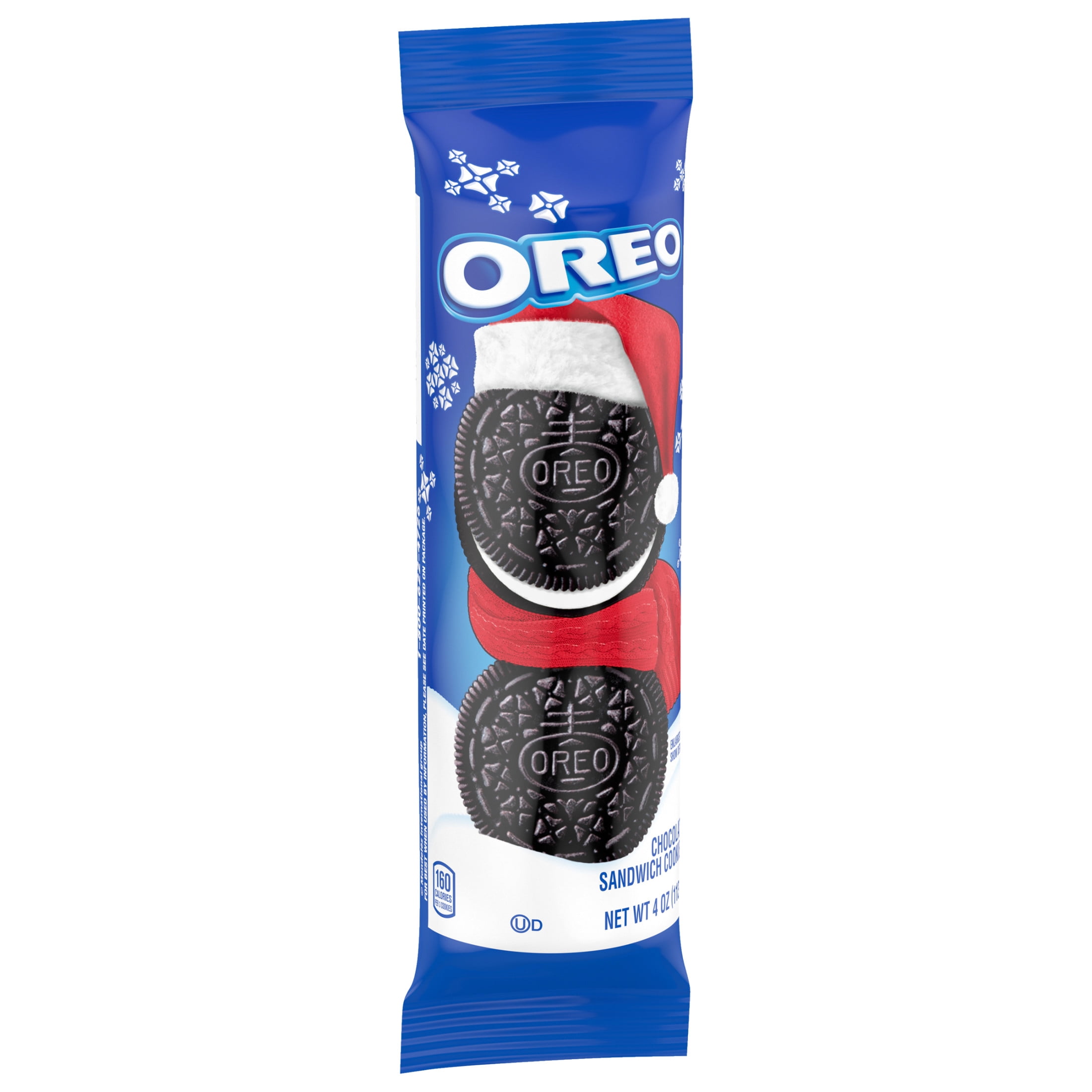 (2 pack) OREO Chocolate Sandwich Cookies, Holiday Cookies, 4 oz Stocking Stuffer Pack