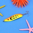 thumbnail image 3 of Señuelo de Pesca 13g Cuchara 3 Ganchos Lentejuelas Paillette Gancho (+) Amarillo Verde 5pcs Hugtrwg Para estrenar, 3 of 4
