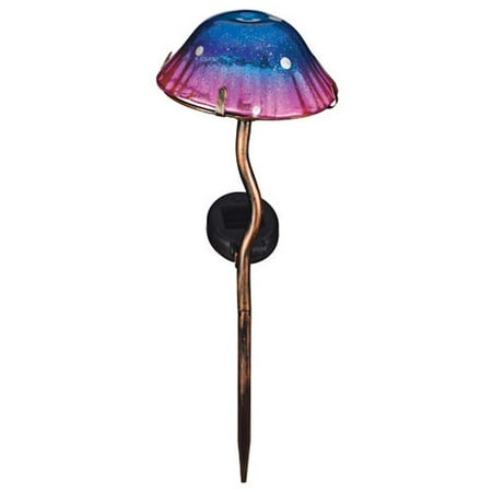 regal art and gift 11237 15 quot x 6 5 quot purple mini mushroom regal art and gift solar light