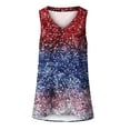 thumbnail image 4 of Uaswgudfs ​Tank Top for Women Sleeveless V-Neck: Star & Butterfly Accents, Lightweight Breathable Summer Casual Wear & Fashion Blouse Multicolor L, 4 of 4