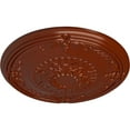 thumbnail image 3 of Ekena Millwork 26 1/4"OD x 3 1/4"P Athens Ceiling Medallion (Fits Canopies up to 3 5/8"), Hand-Painted Firebrick, 3 of 5