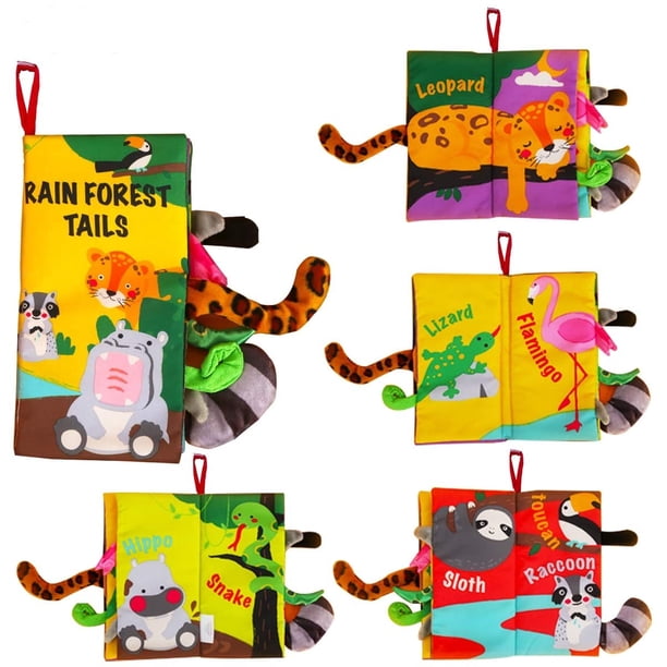 Libro emergente de educación temprana - Animales de la selva tropical Adepaton WMZL-1267-3