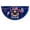 Starlight Celebration, variant on 250th Anniversary USA Half Circle Fan Flag 18"x35.5", 4th of July Independence Day Patriotic Decoration, Red White Blue 1776–2026 America 250th Anniversary Hanging Decor for Porch, Fence & Railing