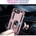 thumbnail image 3 of Phone fashion Compatible with iPhone 16E Case, Military Grade Drop Protection Cover 360 Shockproof Heavy Duty Hard Bumper Rugged Mobile Phone Cases with Kickstand Compatible with iPhone 16E Rose Gold, 3 of 7