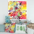 thumbnail image 3 of Wildflowers and Vibrant Wild Spring Leaves 16 in x 16 in Framed Painting Canvas Art Print, by Designart, 3 of 4